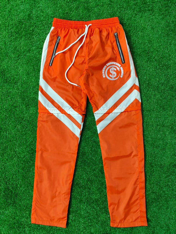 Always Counting Money Convertible Sweatsuit (Atomic Orange)